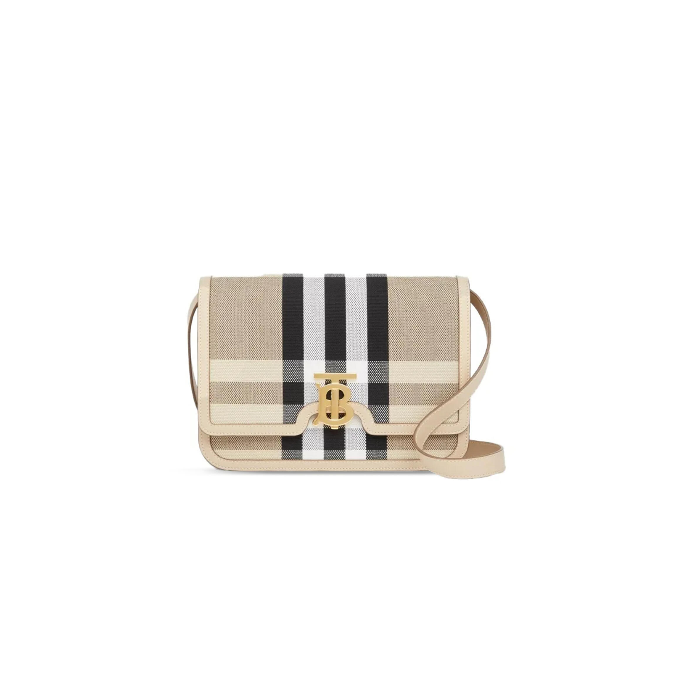 BURBERRY PLAID CROSSBODY BAG 80398571 (25.5*18.5*6.5cm)